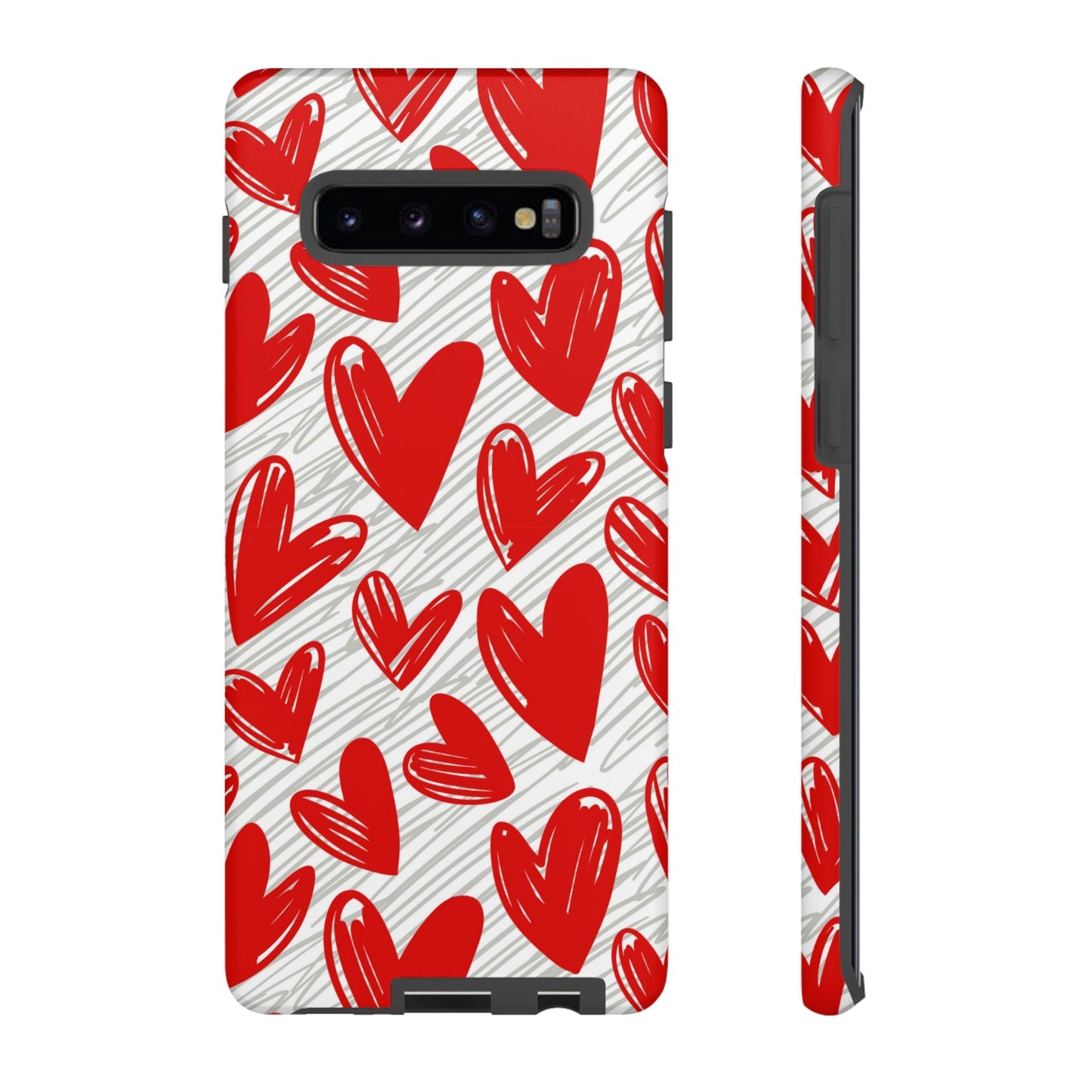 Samsung Galaxy Case: Whimsical Heart Doodle - BOGO Cases