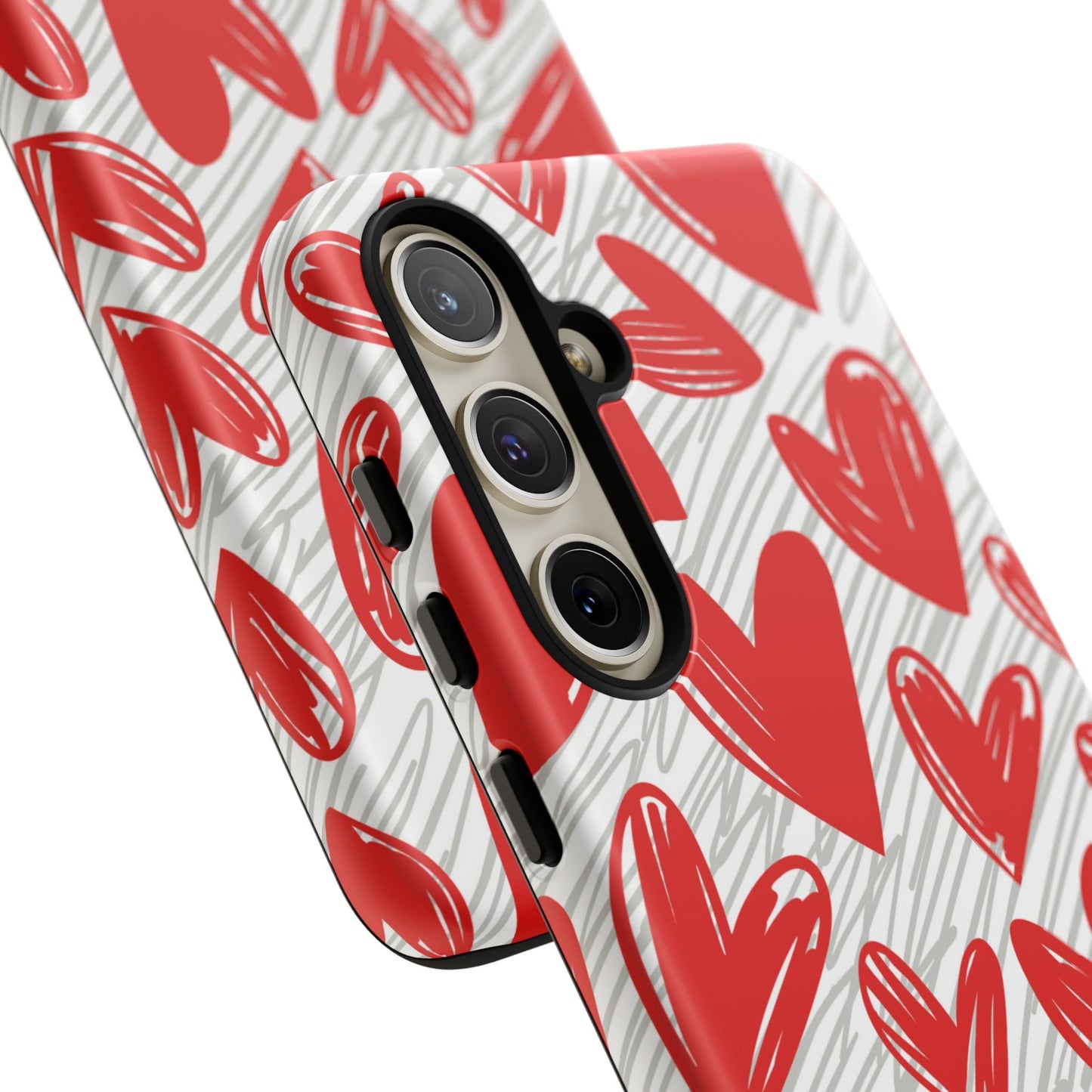 Samsung Galaxy Case: Whimsical Heart Doodle - BOGO Cases