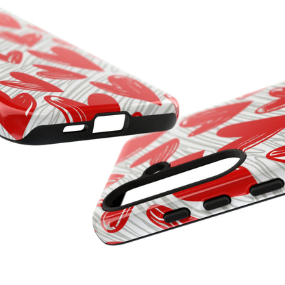 Samsung Galaxy Case: Whimsical Heart Doodle - BOGO Cases