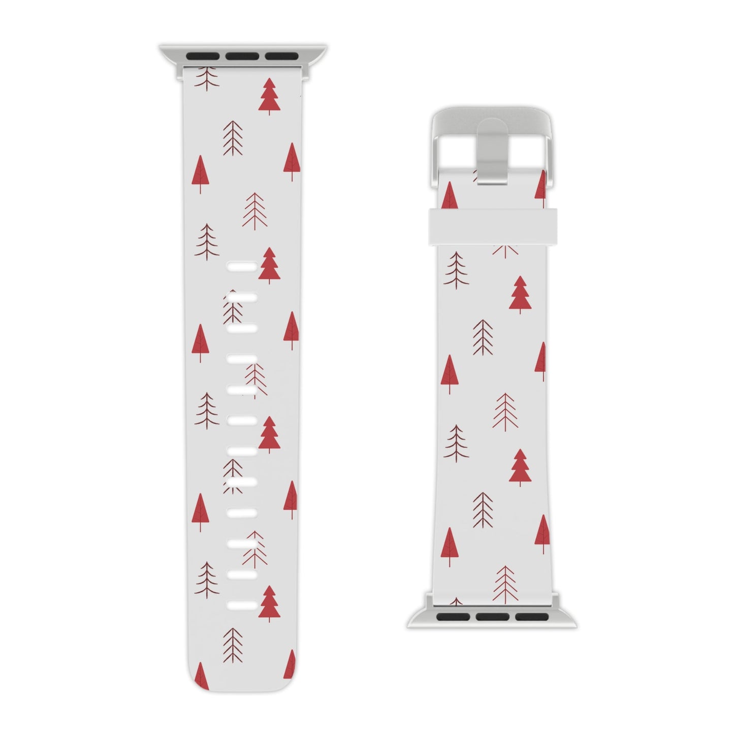 Scandi Red Pine Trees Apple Watch Band - BOGO Cases
