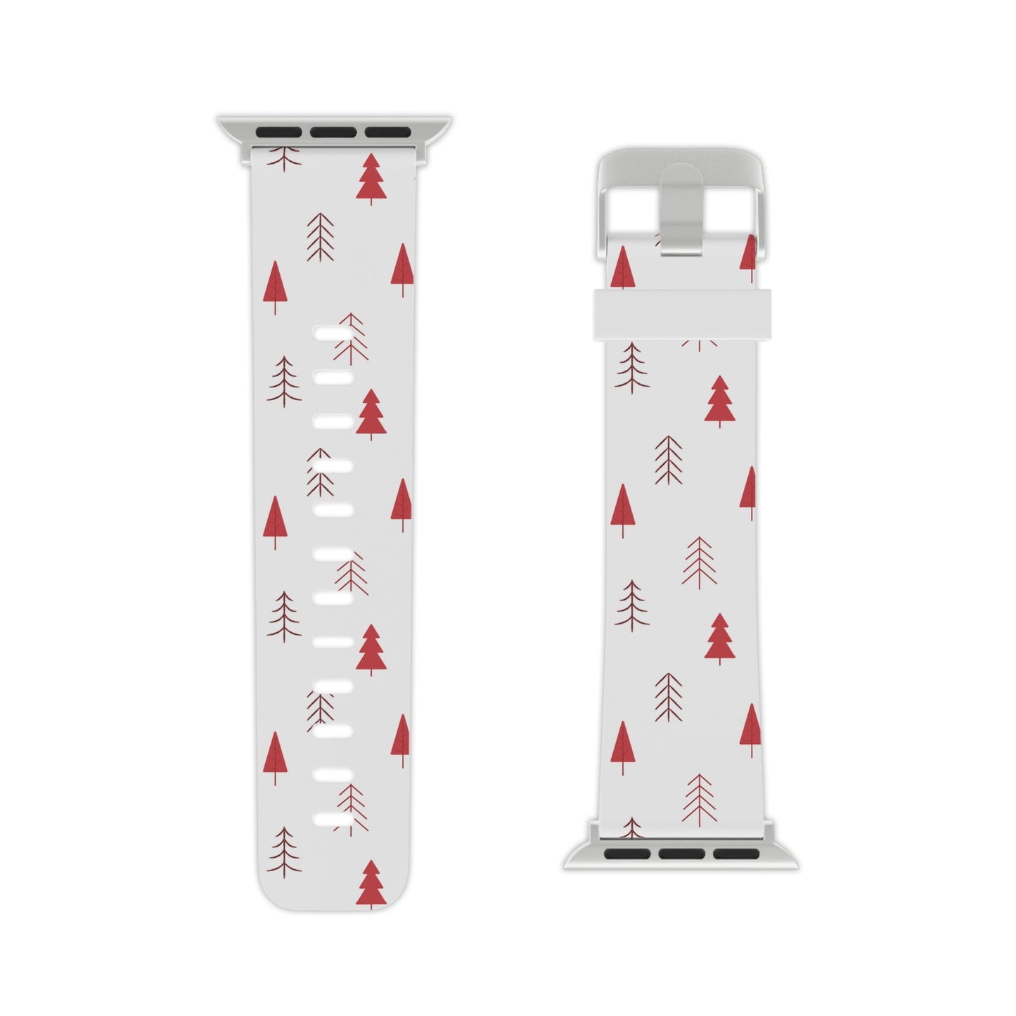 Scandi Red Pine Trees Apple Watch Band - BOGO Cases