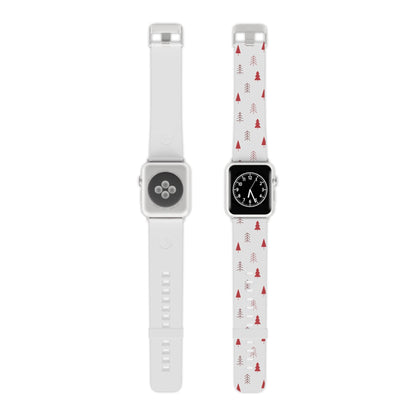 Scandi Red Pine Trees Apple Watch Band - BOGO Cases