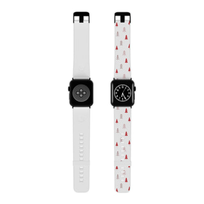 Scandi Red Pine Trees Apple Watch Band - BOGO Cases