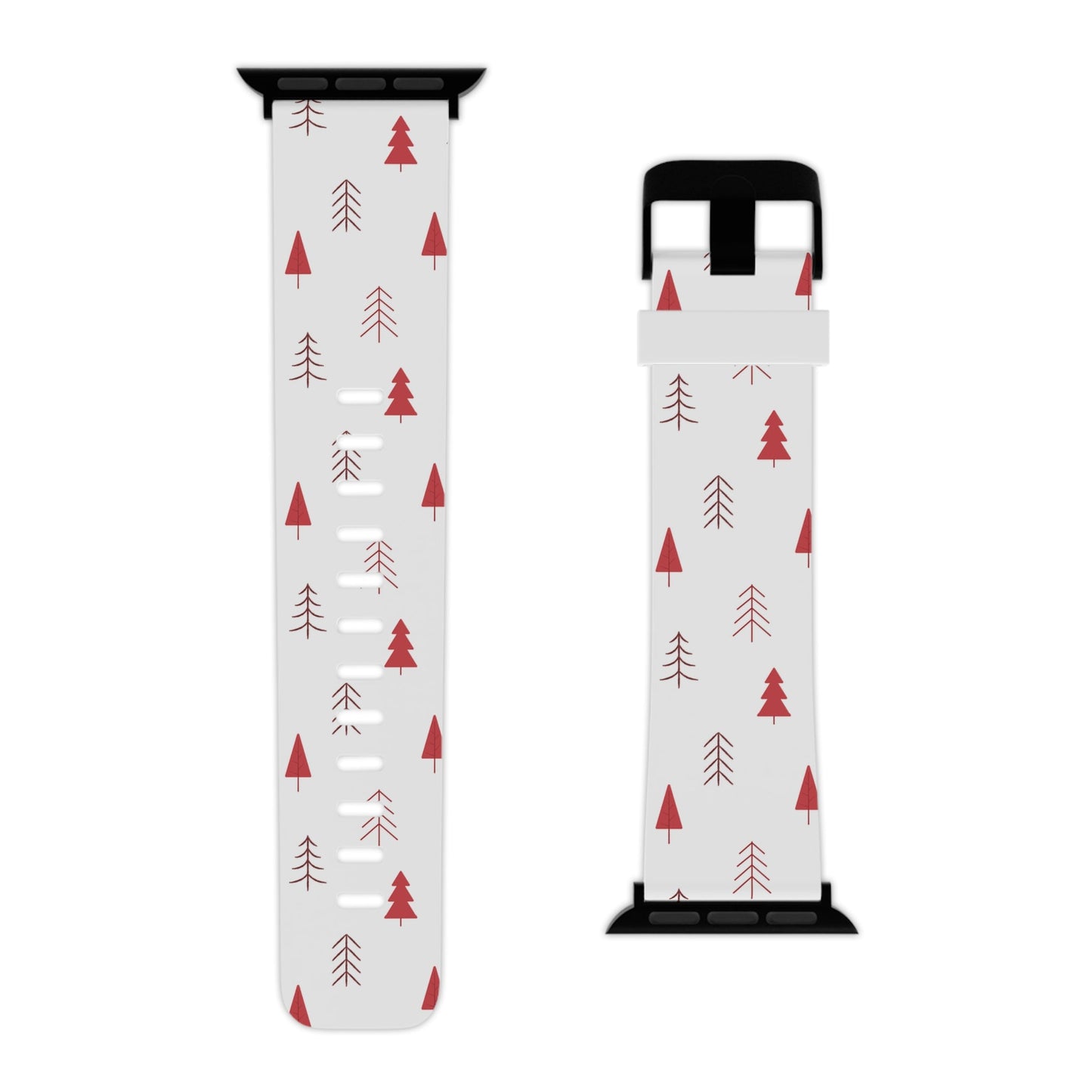 Scandi Red Pine Trees Apple Watch Band - BOGO Cases