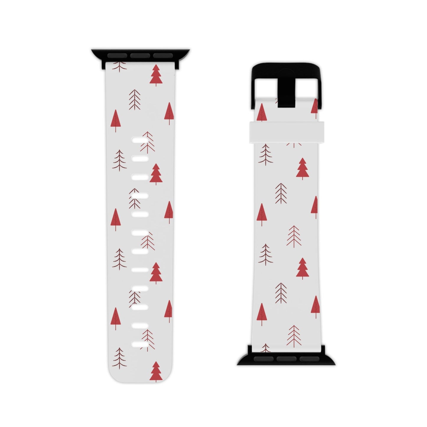 Scandi Red Pine Trees Apple Watch Band - BOGO Cases