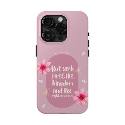 Seek His Kingdom" - iPhone Series Case - BOGO Cases