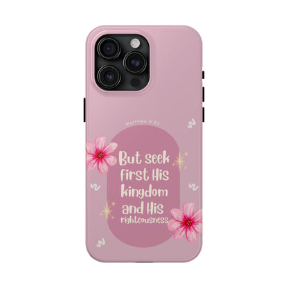 Seek His Kingdom" - iPhone Series Case - BOGO Cases