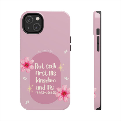 Seek His Kingdom" - iPhone Series Case - BOGO Cases