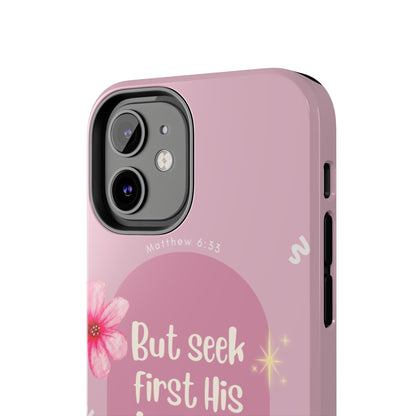 Seek His Kingdom" - iPhone Series Case - BOGO Cases