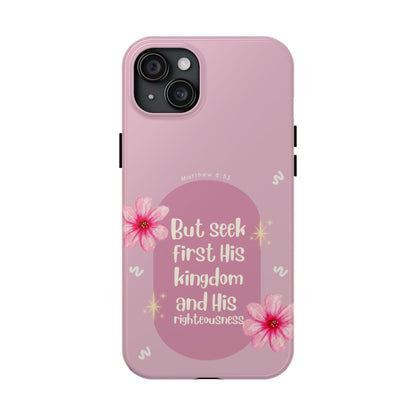 Seek His Kingdom" - iPhone Series Case - BOGO Cases