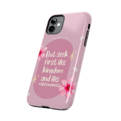 Seek His Kingdom" - iPhone Series Case - BOGO Cases