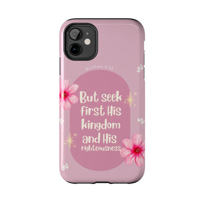 Seek His Kingdom" - iPhone Series Case - BOGO Cases