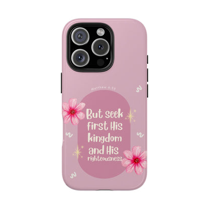 Seek His Kingdom" - iPhone Series Case - BOGO Cases