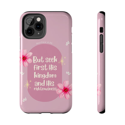 Seek His Kingdom" - iPhone Series Case - BOGO Cases