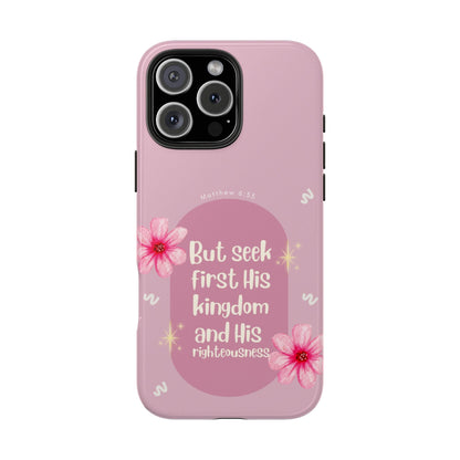 Seek His Kingdom" - iPhone Series Case - BOGO Cases