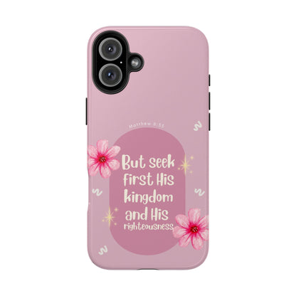 Seek His Kingdom" - iPhone Series Case - BOGO Cases