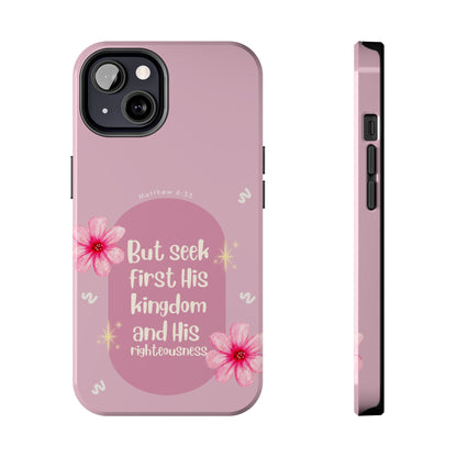 Seek His Kingdom" - iPhone Series Case - BOGO Cases