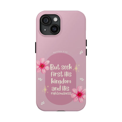 Seek His Kingdom" - iPhone Series Case - BOGO Cases