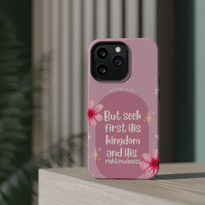 Seek His Kingdom - MagSafe iPhone Case - BOGO Cases