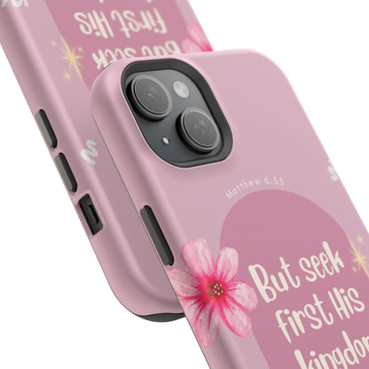 Seek His Kingdom - MagSafe iPhone Case - BOGO Cases