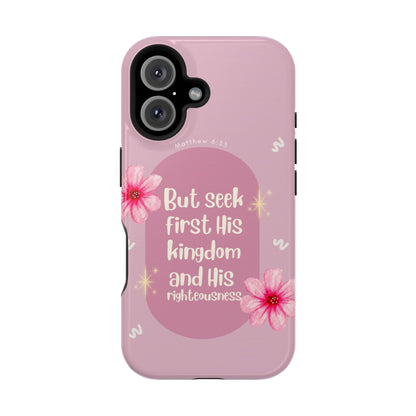 Seek His Kingdom - MagSafe iPhone Case - BOGO Cases