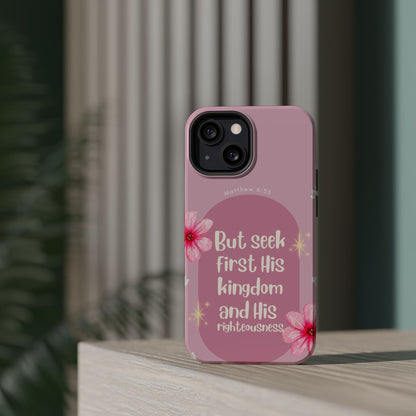 Seek His Kingdom - MagSafe iPhone Case - BOGO Cases