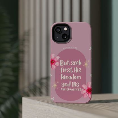 Seek His Kingdom - MagSafe iPhone Case - BOGO Cases