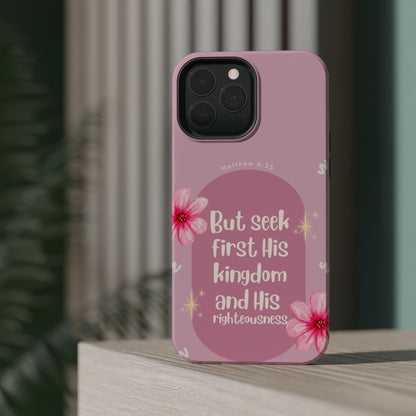 Seek His Kingdom - MagSafe iPhone Case - BOGO Cases