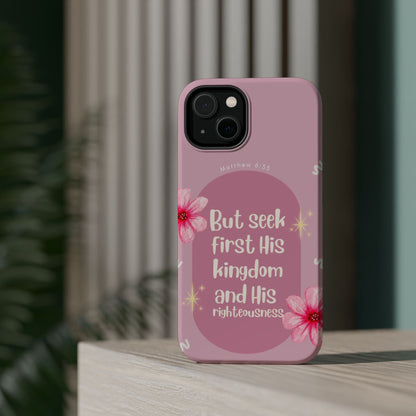 Seek His Kingdom - MagSafe iPhone Case - BOGO Cases