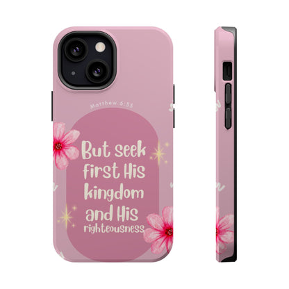 Seek His Kingdom - MagSafe iPhone Case - BOGO Cases