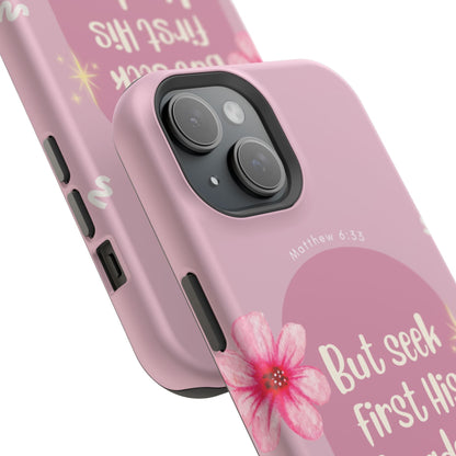 Seek His Kingdom - MagSafe iPhone Case - BOGO Cases