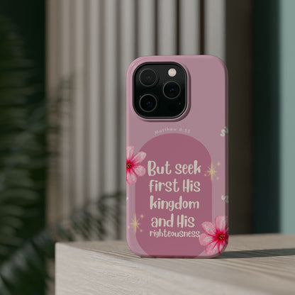 Seek His Kingdom - MagSafe iPhone Case - BOGO Cases