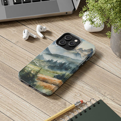 Serene Alpine Forest - iPhone Case - BOGO Cases