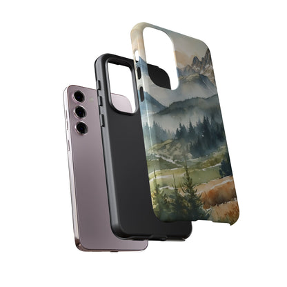 Serene Alpine Forest - Samsung Galaxy Case - BOGO Cases