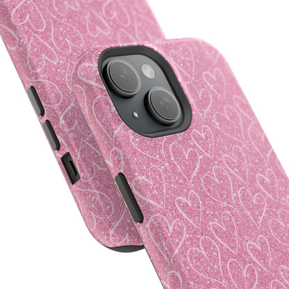 Shimmering Hearts MagSafe iPhone Case - BOGO Cases
