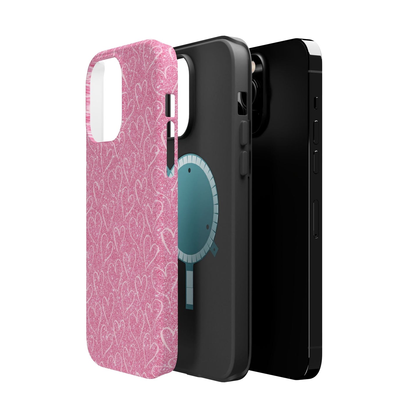 Shimmering Hearts MagSafe iPhone Case - BOGO Cases
