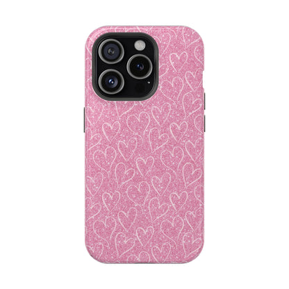 Shimmering Hearts MagSafe iPhone Case - BOGO Cases