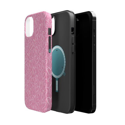 Shimmering Hearts MagSafe iPhone Case - BOGO Cases