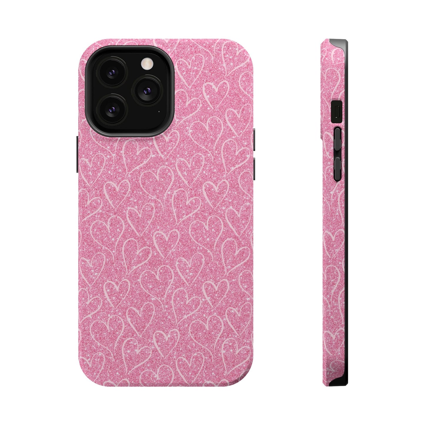 Shimmering Hearts MagSafe iPhone Case - BOGO Cases