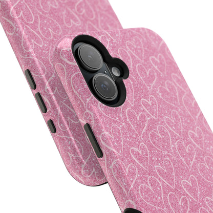 Shimmering Hearts MagSafe iPhone Case - BOGO Cases