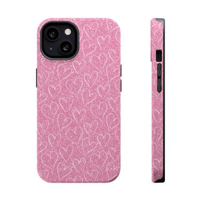 Shimmering Hearts MagSafe iPhone Case - BOGO Cases