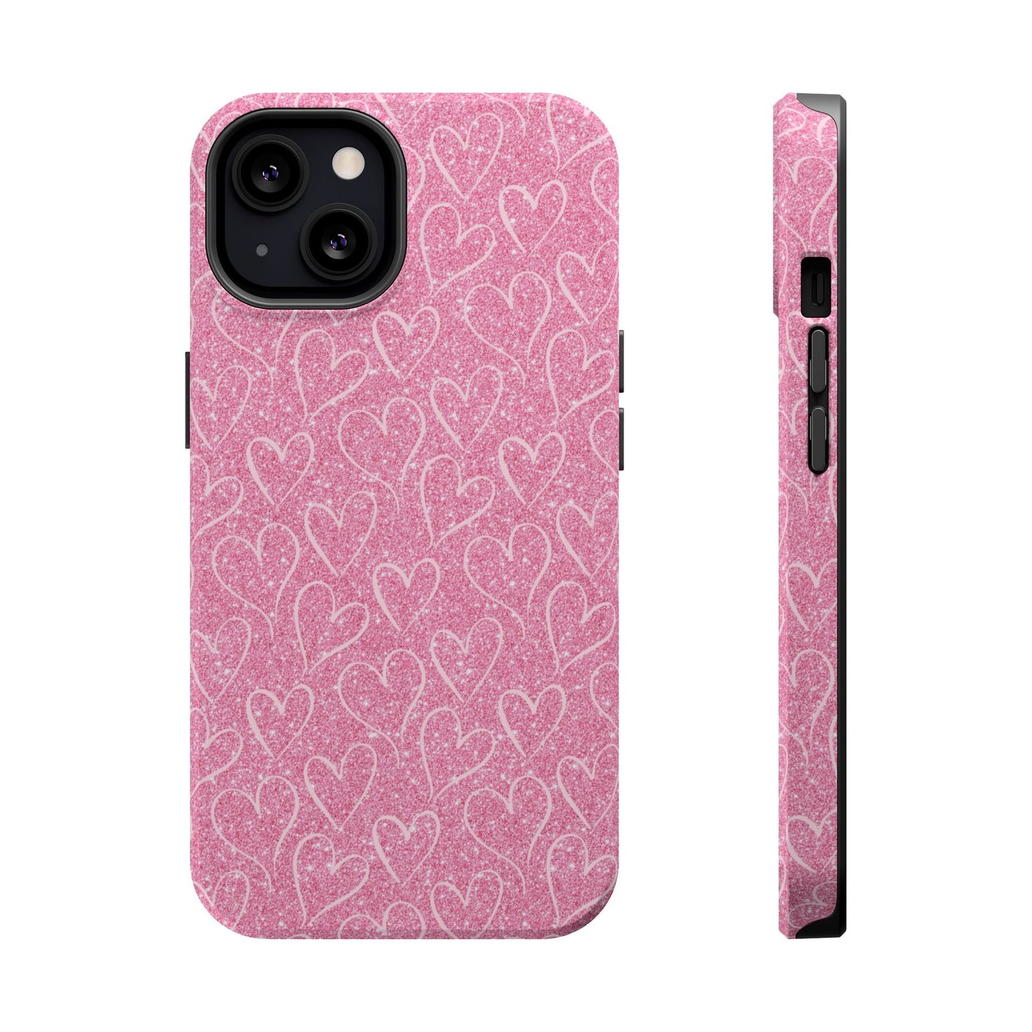 Shimmering Hearts MagSafe iPhone Case - BOGO Cases