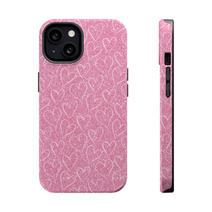 Shimmering Hearts MagSafe iPhone Case - BOGO Cases