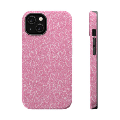 Shimmering Hearts MagSafe iPhone Case - BOGO Cases