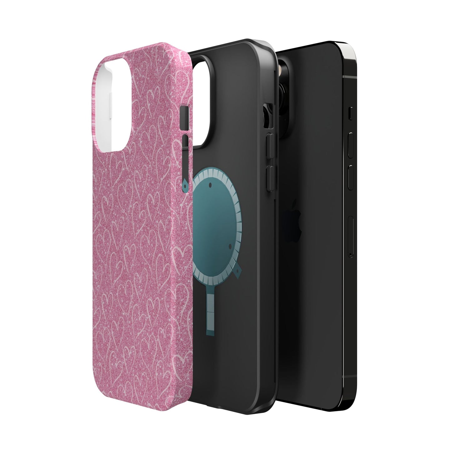 Shimmering Hearts MagSafe iPhone Case - BOGO Cases