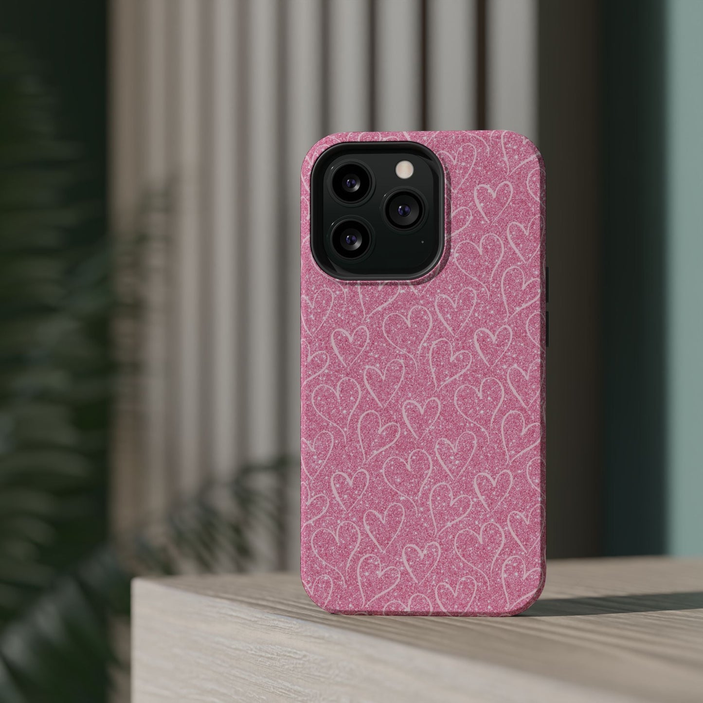 Shimmering Hearts MagSafe iPhone Case - BOGO Cases