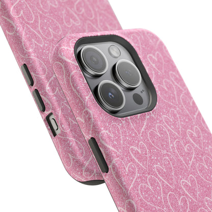 Shimmering Hearts MagSafe iPhone Case - BOGO Cases