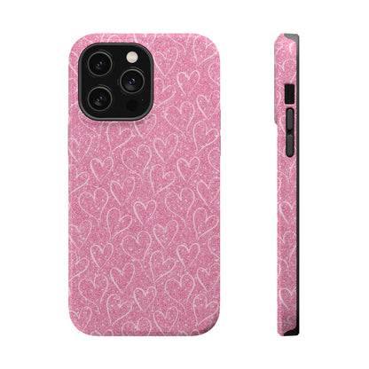 Shimmering Hearts MagSafe iPhone Case - BOGO Cases