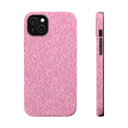 Shimmering Hearts MagSafe iPhone Case - BOGO Cases