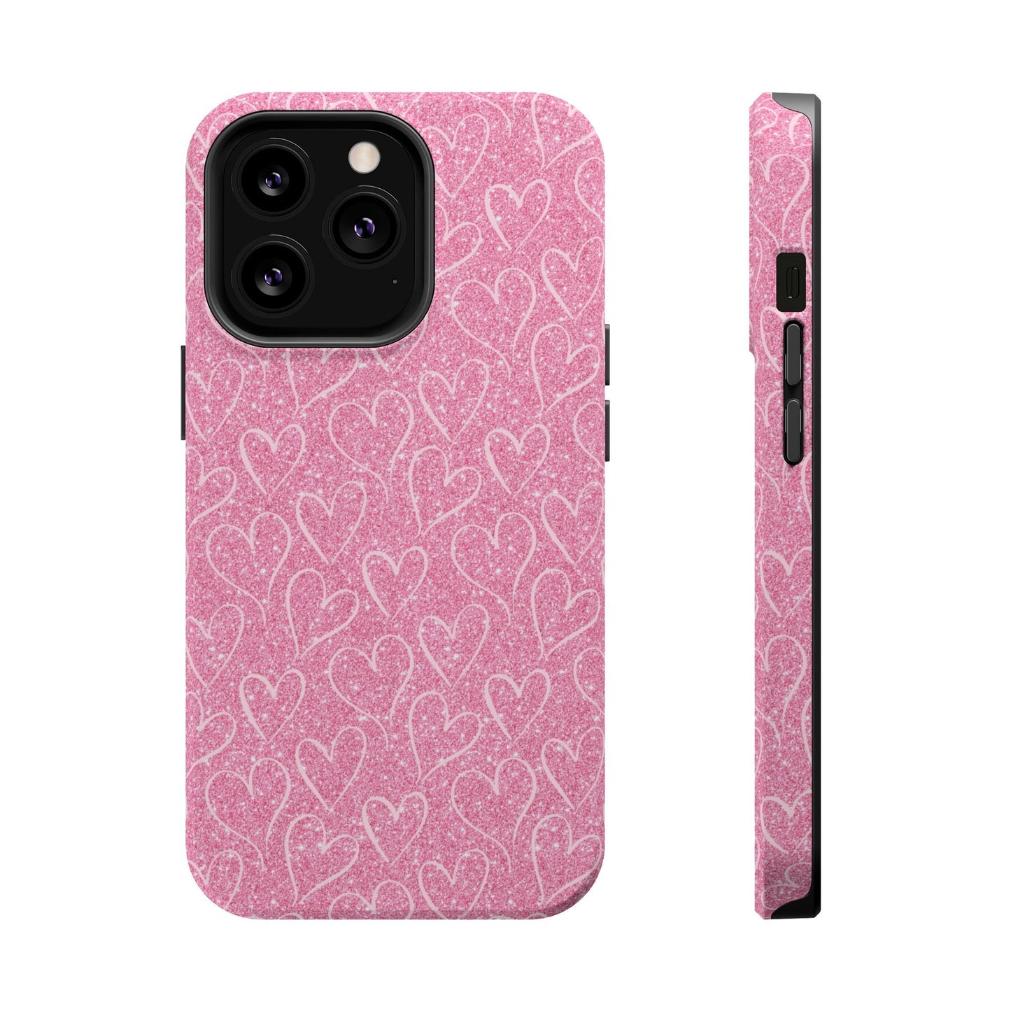 Shimmering Hearts MagSafe iPhone Case - BOGO Cases